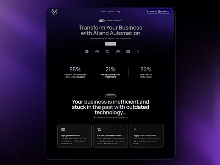 Vepando AI - Agency Website ✨