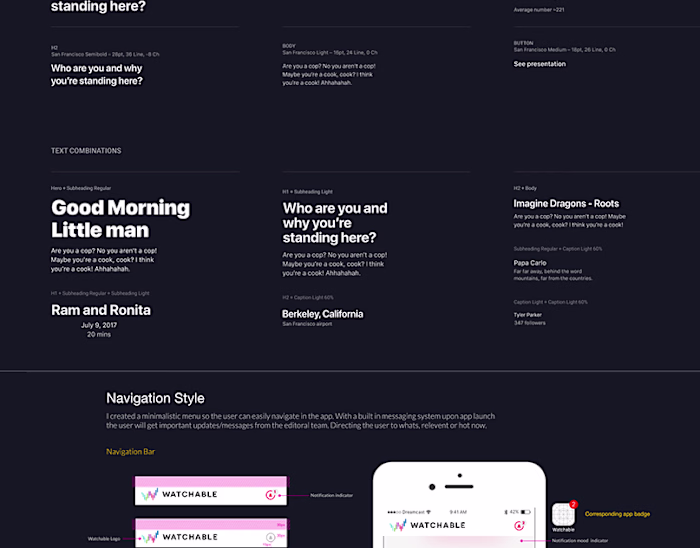 Watchable User/Feed Foundation Work | Behance :: Behance