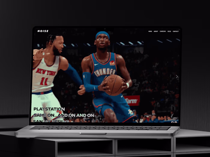 Noise Studio — High-End VFX Portfolio Built in Framer