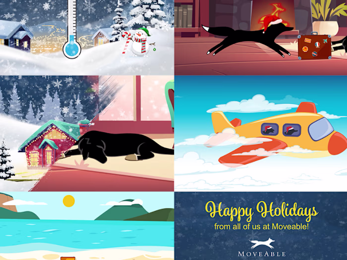 Moveable – Animated Holiday Card Series (2021–2024)