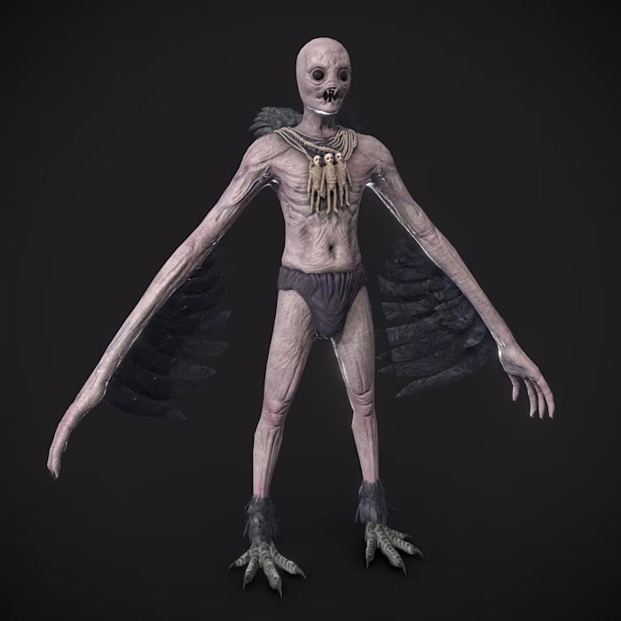 Bird Demon Character for "Warsze"
