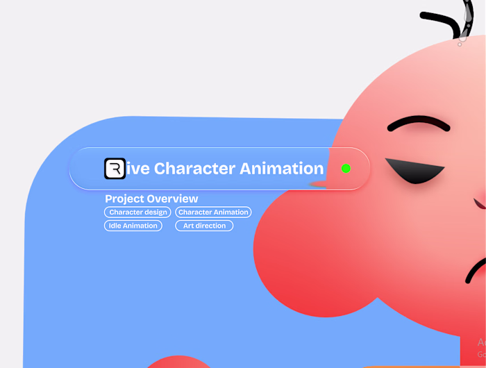 Character Idle Animation in Rive
