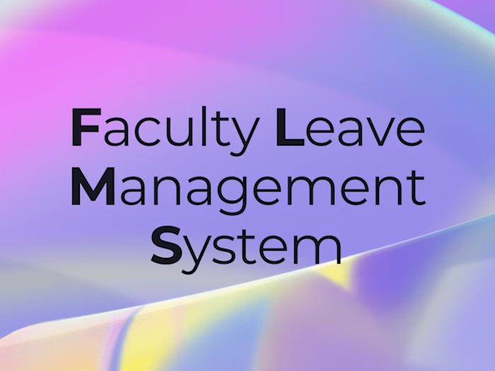 Faculty Leave Management System