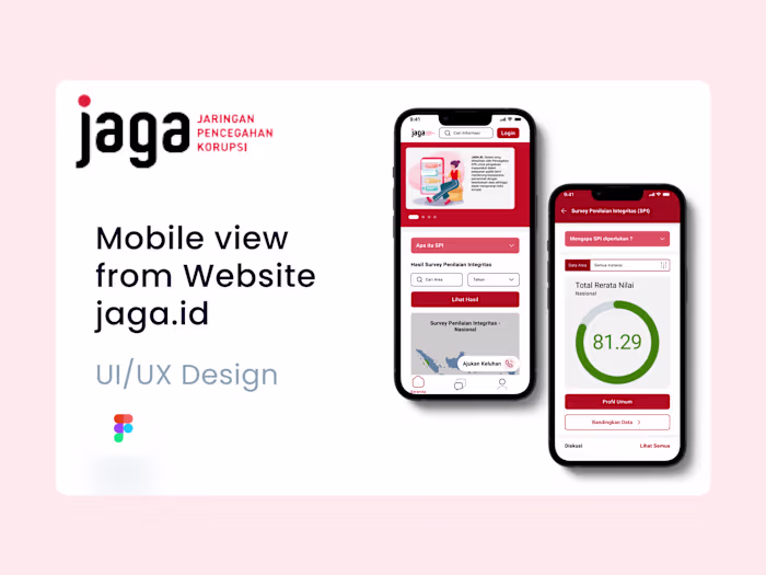 UI DESIGN :: JAGA.ID MOBILE