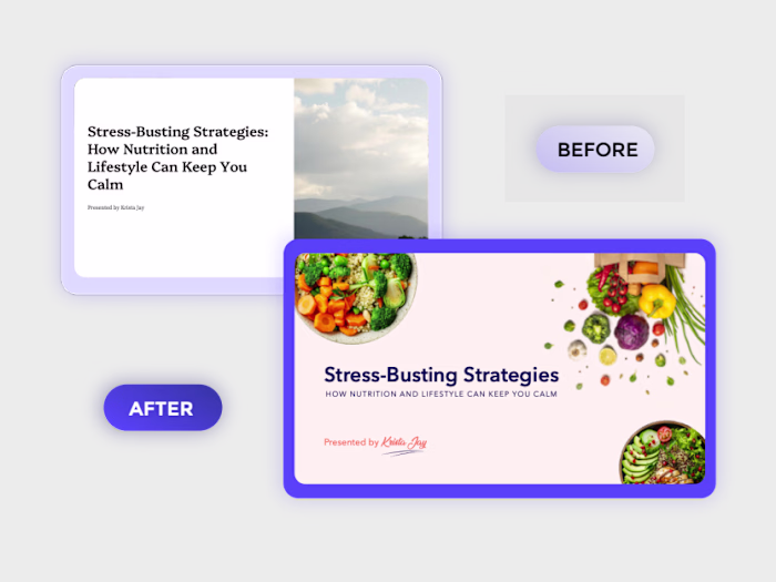 Wellness Coaching Webinar Presentation Design