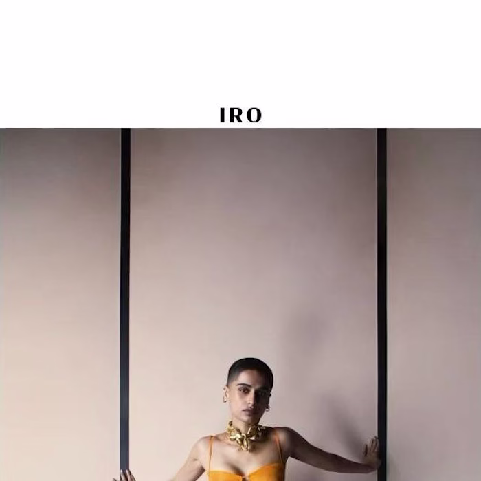 New Day, New Drape | IRO | Elaya Banaras 