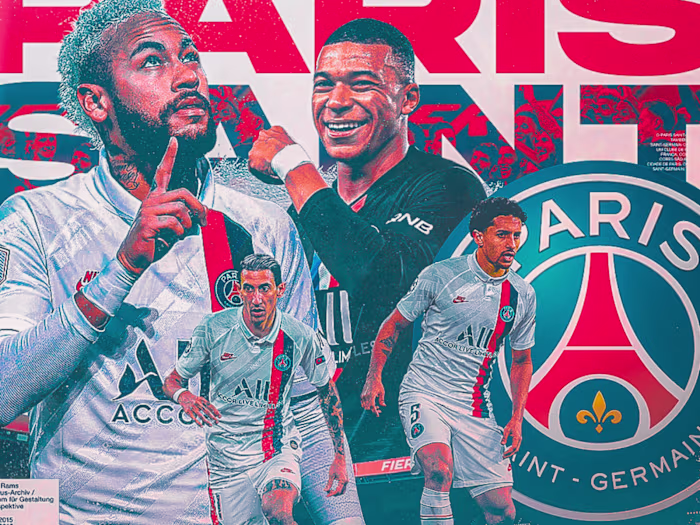 Flyer Design of Neymar & PSG