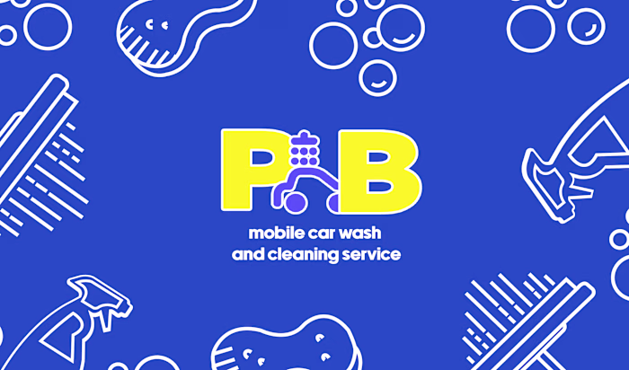 P&B Carwash Branding