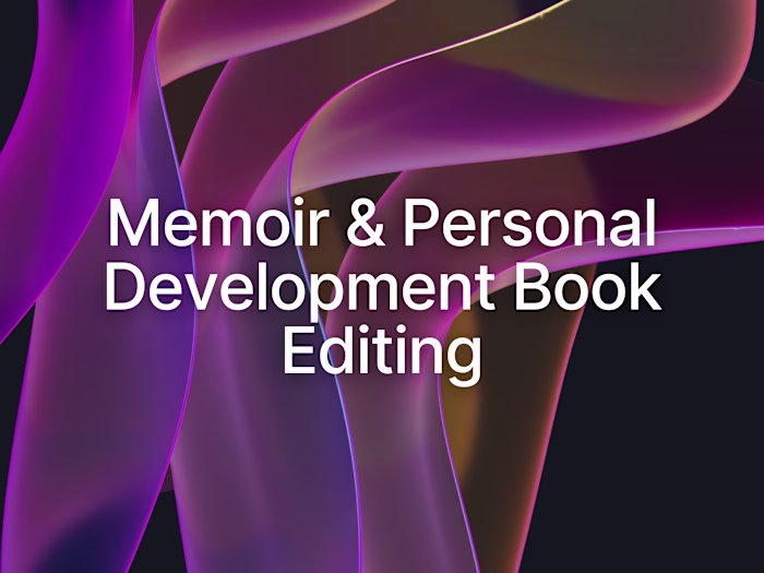 Memoir & Personal Development Book Editing