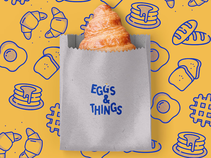 Brand design for eggs and things