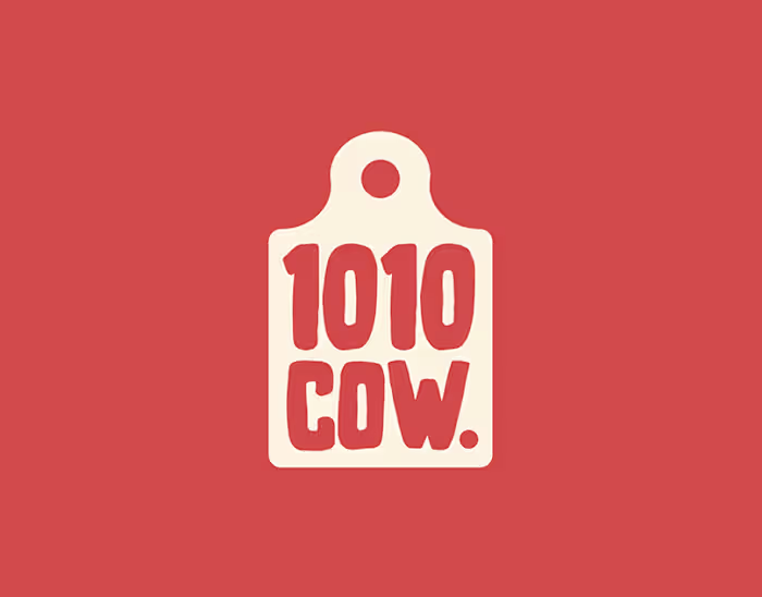 1010 Cow | Logo Design