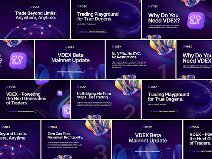 Social Media Designs For VDEX