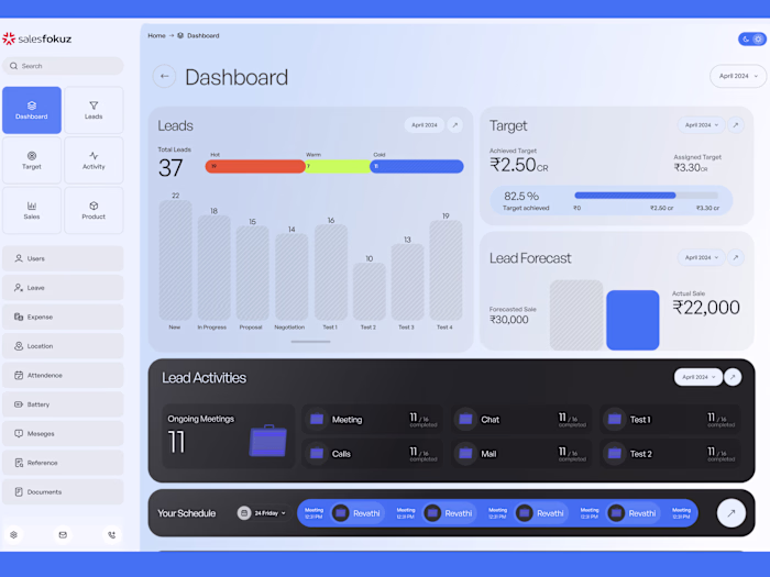 Dashboard UIUX Design 