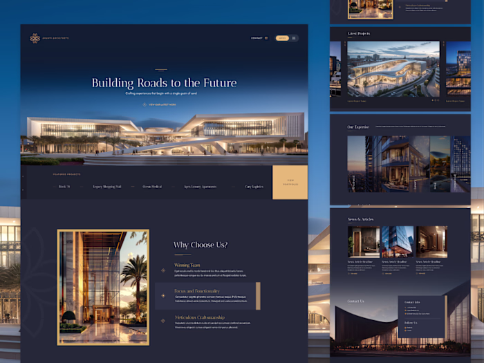 Commercial Real Estate WordPress Theme Design