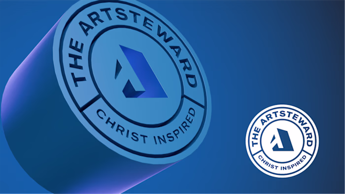 The ArtSteward Logo in 3D