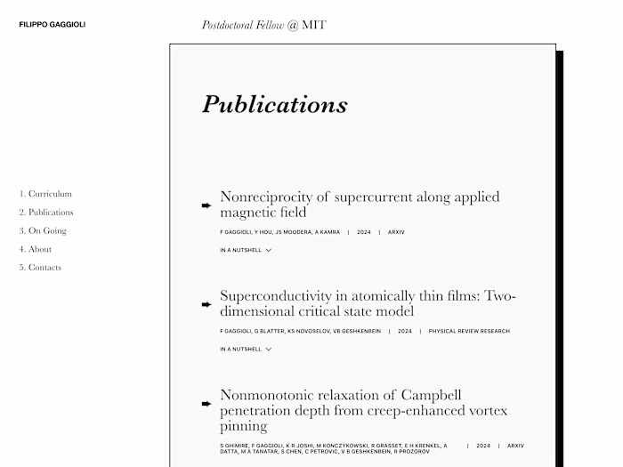 Postodoctoral Fellow @MIT 's Portfolio