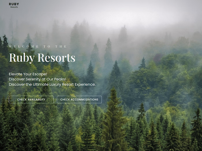 Hotel reservation web application