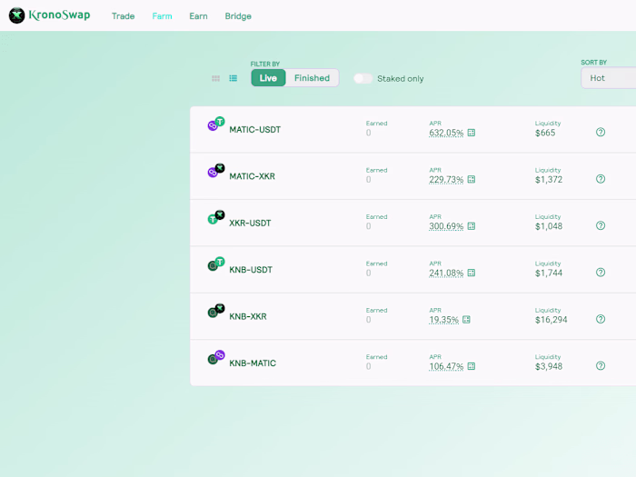 KronoSwap