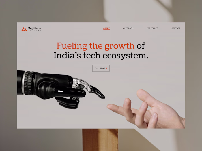 MegaDelta Capital Figma to Framer Development (With Laniakea)
