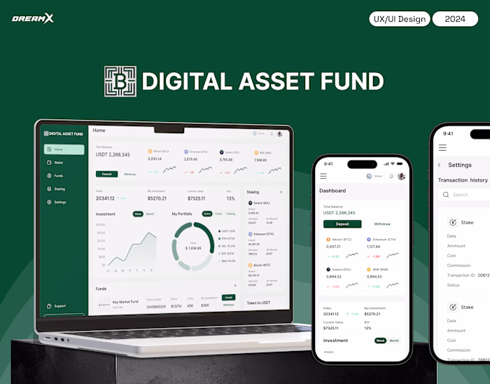 Cryptocurrency Investing Platform - Digital Asset Fund