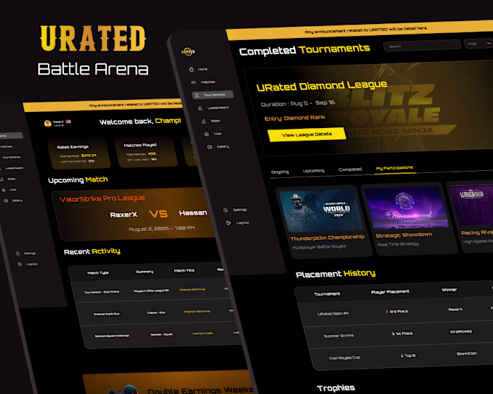 URATED: A gaming platform