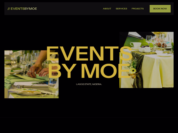 EventsbyMoe Framer SEO Optimized Website