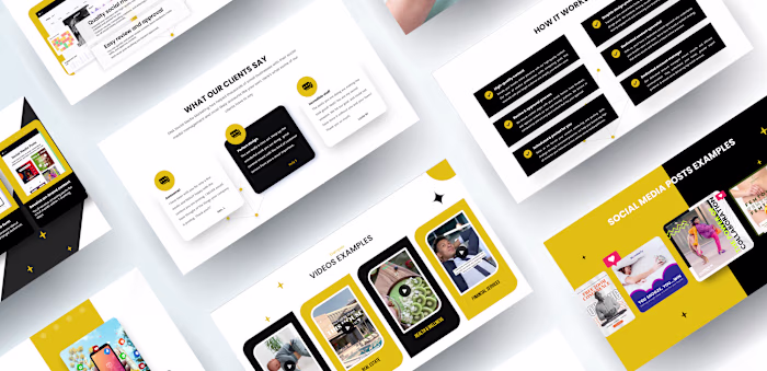 DNA Marketing Agency Pitch Deck Design