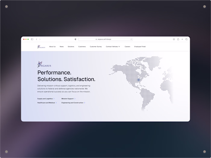 Pegasus USA-Gov Contractor Modernization