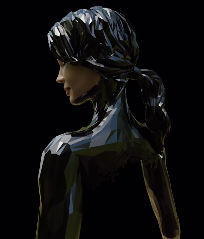 Fully rigged and WebGL optimized
