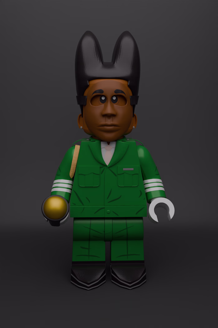 Custom Chromakopia LEGO-style 3D Model Design