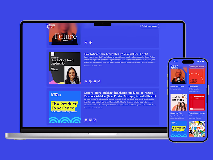 Design Sphere: Why design podcasts needed their own home