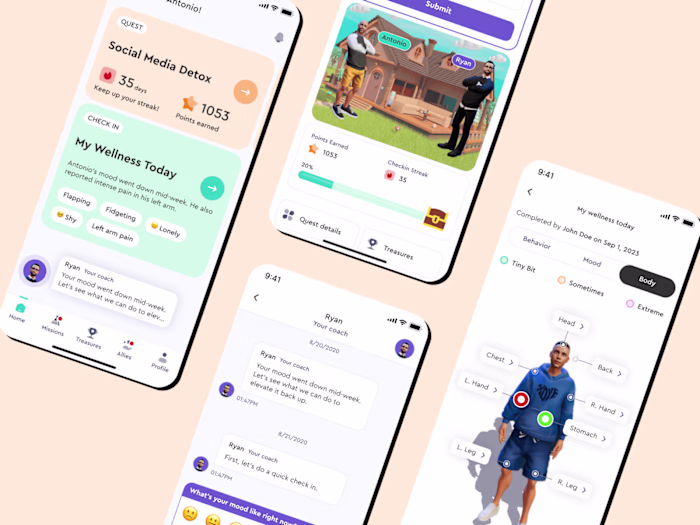 curaJOY Mobile Application Design