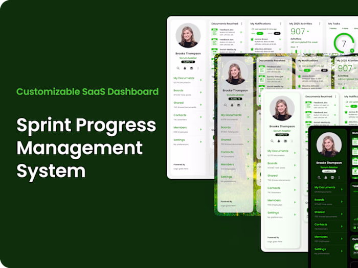 Sprint management system MVP Prototype.