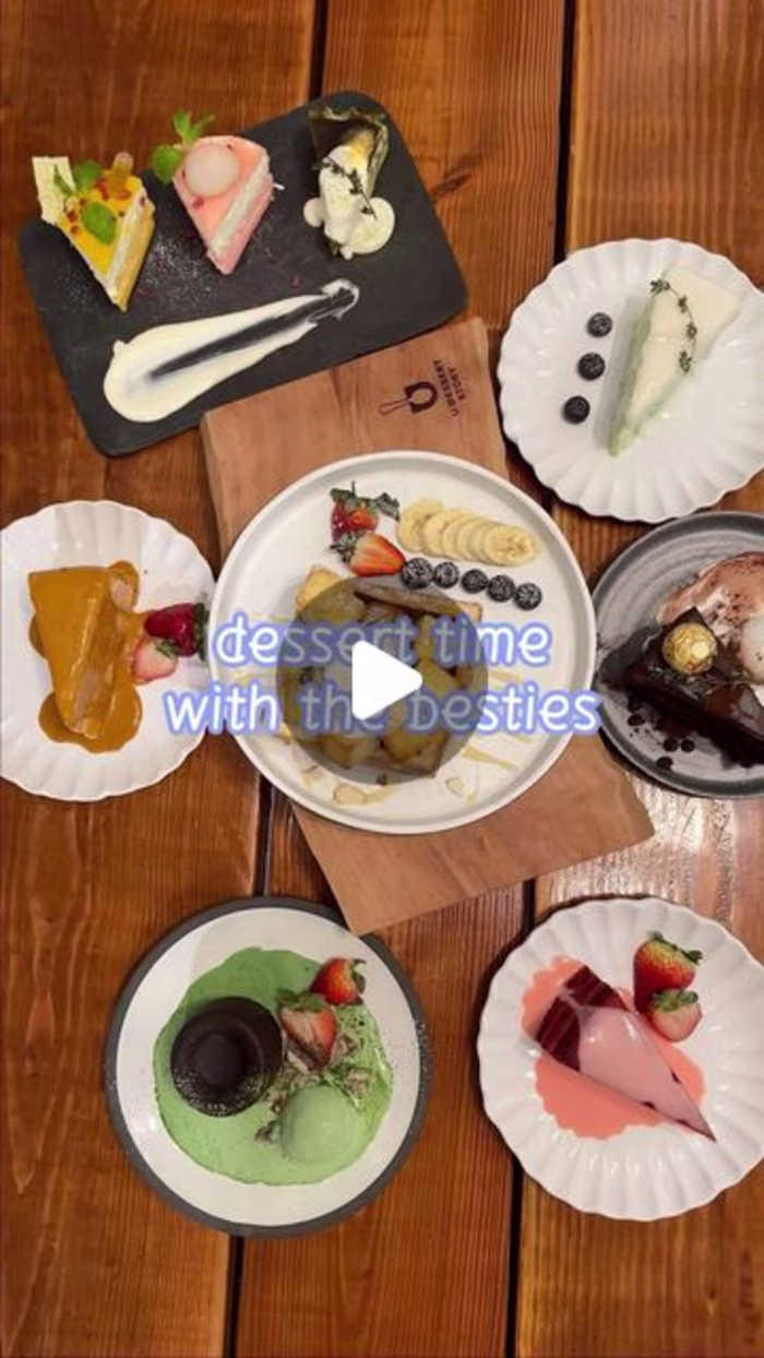 Aesthetic and lively video content for dessert cafes