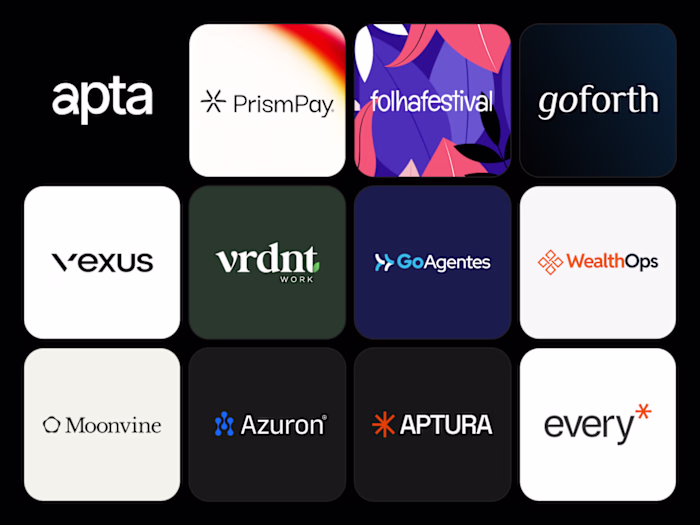 A few of the logos we’ve proudly crafted at Apta.