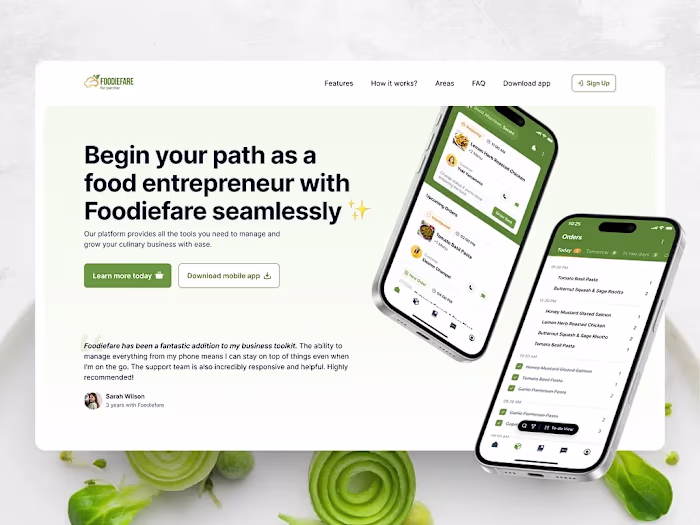 FoodieFare - Branded App Design