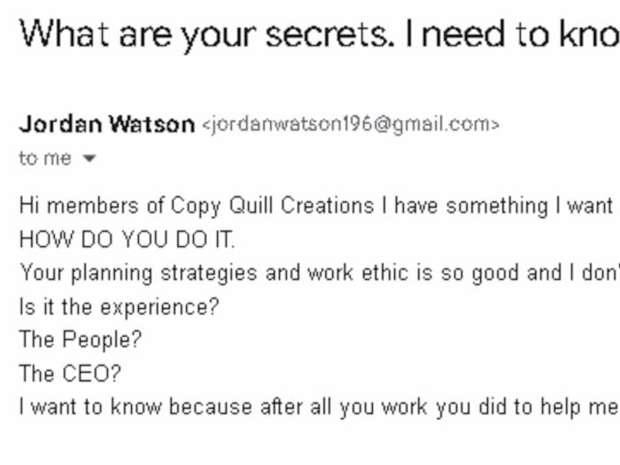 This is what 10k in a couple of weeks looks like. 