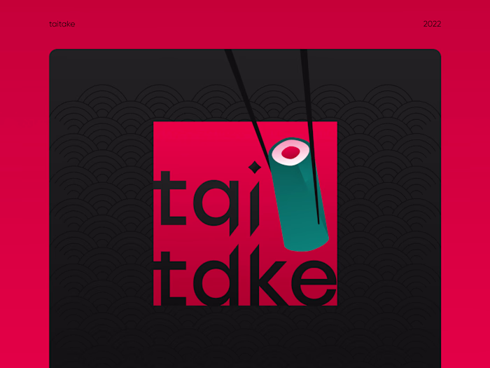 Branding for Asian food delivery · Taitake