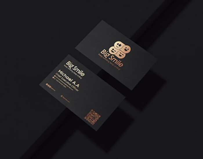 Premium Business Card Print Mockup