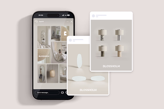 Blossholm Paid Social Campaign Creatives