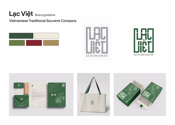 📦 Lạc Việt Brand Identity