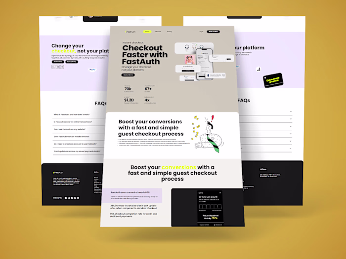 FastAuth – Streamlined Checkout & Authentication Platform