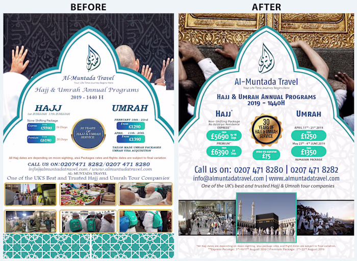 Al-Muntada Travel - Flyer