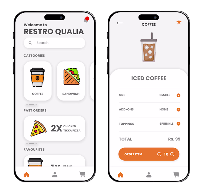 Coffee shop app