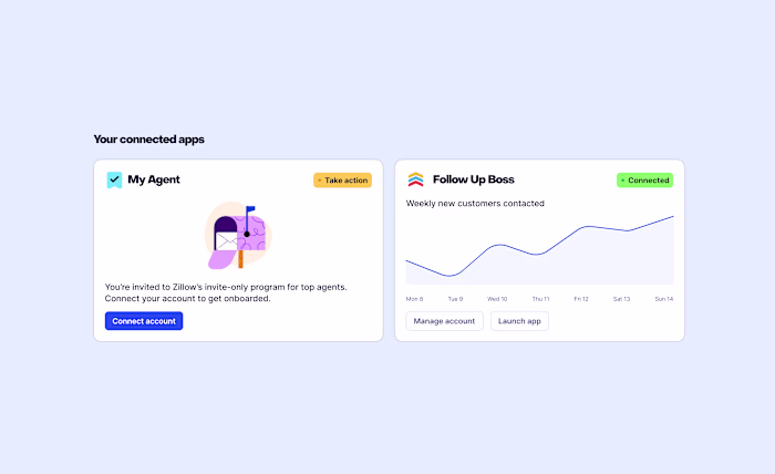 UI card iterations done at
