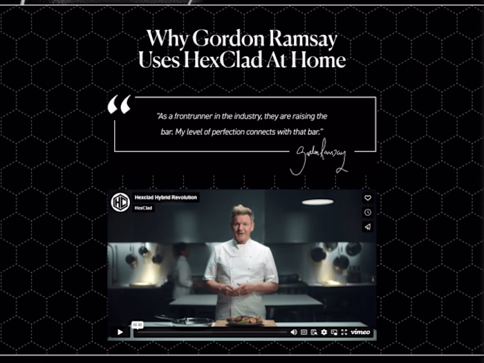 Hexclad Pagedeck Shopify Landing Page