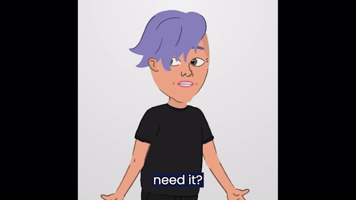 2 character animation video project