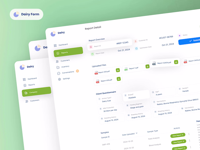 Dairy Form Lab System