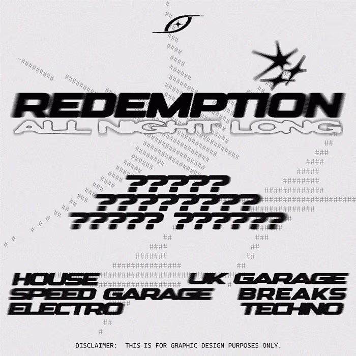 Poster design for local label/collective.