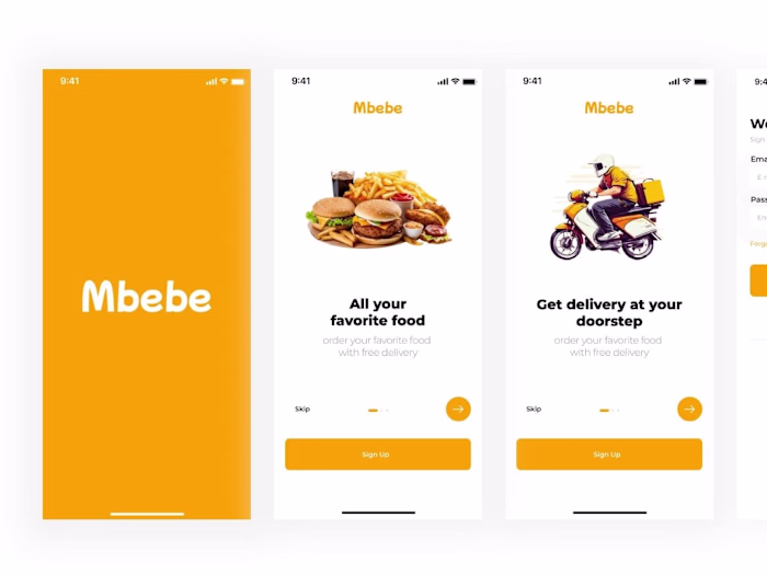 Mbembe Food Delivery  Mobile App